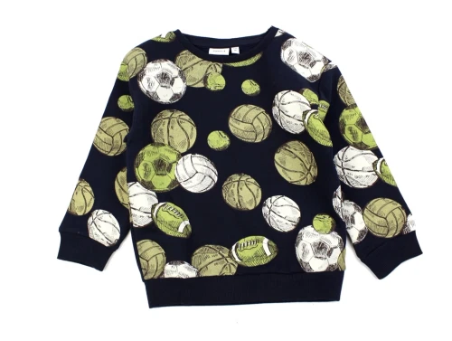 Name It dark sapphire printet loose sweatshirt 